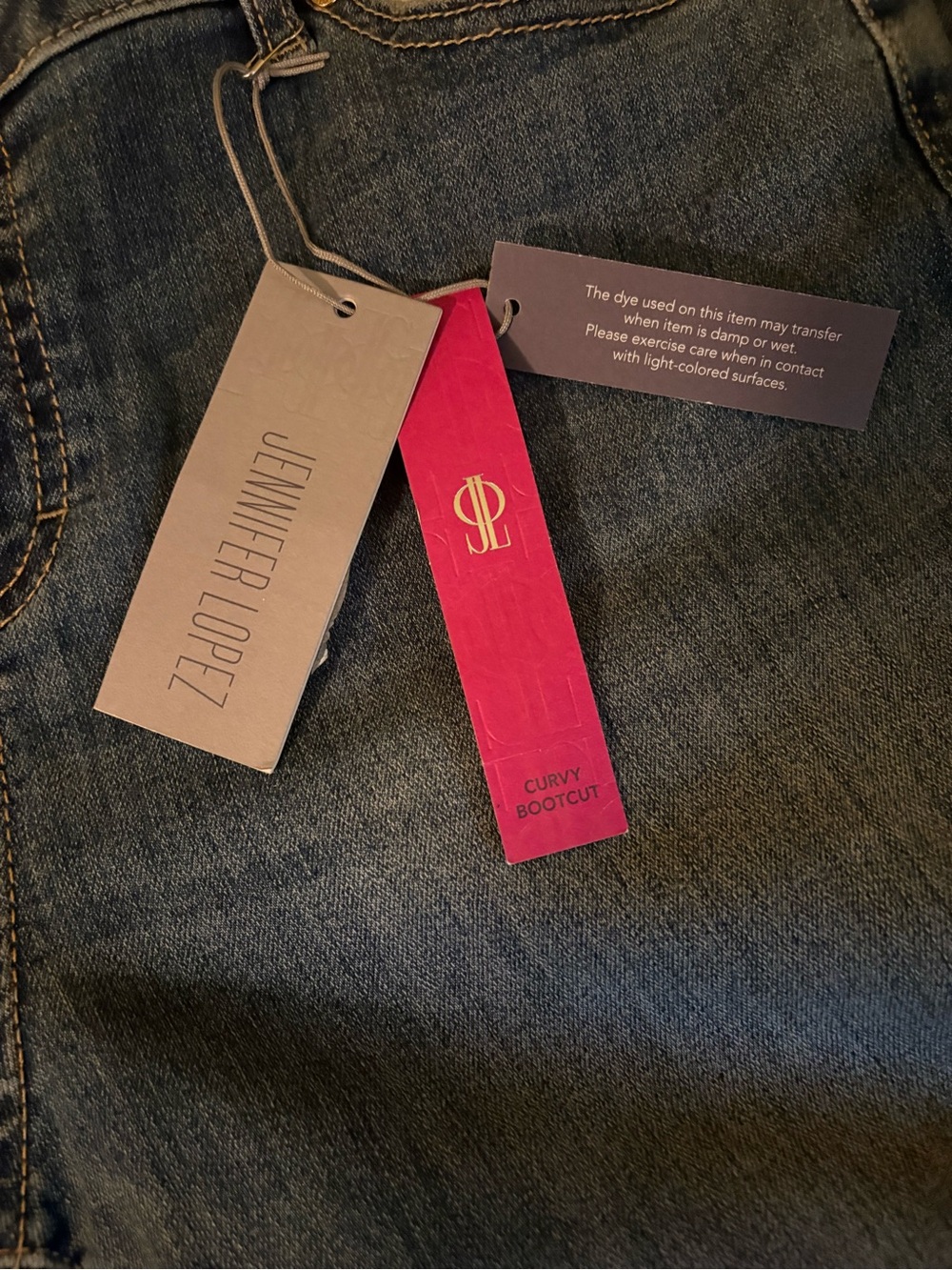 Jennifer Lopez Women's Bootcut Jeans - Medium Blue - Picture 3 of 6
